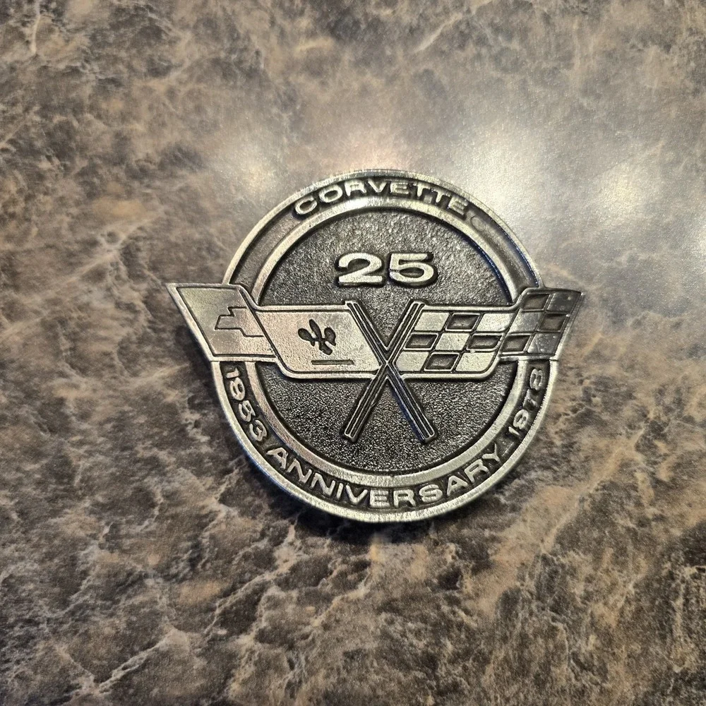 Belt Buckle‎ - Corvette 25th Anniversary Limited Edition # 1144